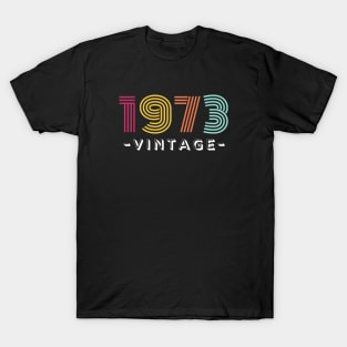 1973 Vinatge Retro Design T-Shirt